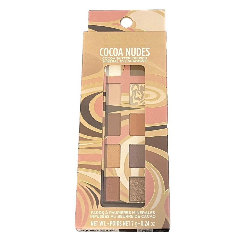 Pacifica Cocoa Nudes Eye Shadow Palette Vegan Cruelty Free Mineral